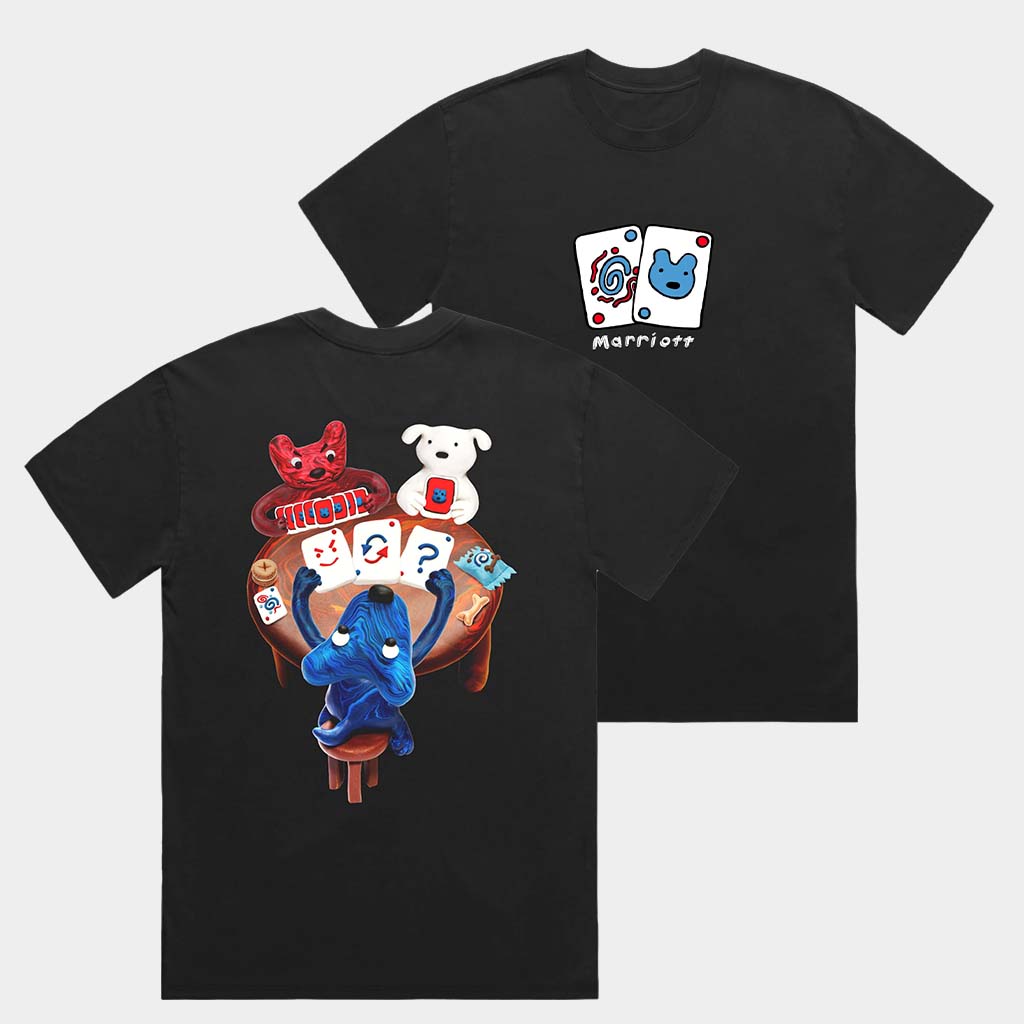 James Marriott Merch James Marriott Gambling Dogs Black T-Shirt Gifts For Dudes