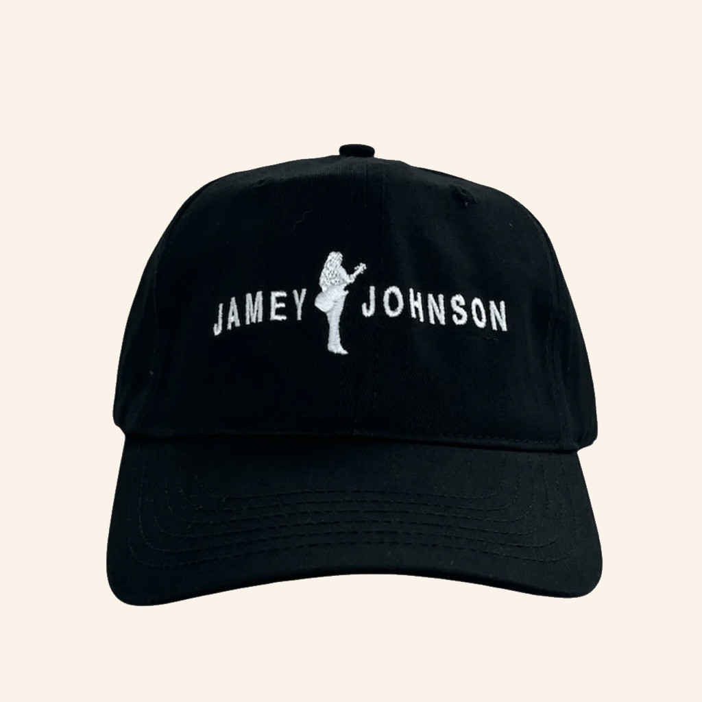 Jamey Johnson Merch Black Logo Embroidered Hat Best Gifts For Music Lovers