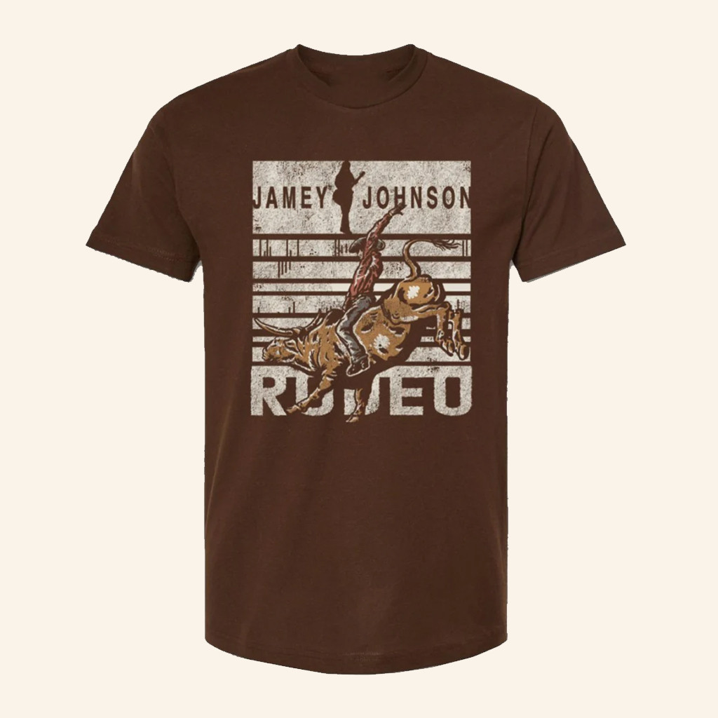 Jamey Johnson Merch Rodeo T-Shirt Music Lover Gift Ideas For Him