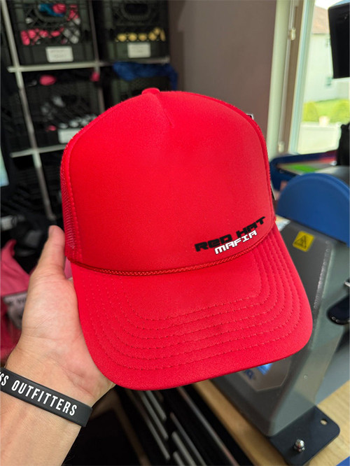 Jamie Miller Red Hat Mafia Trucker Hat Drag Racing Team Streetwear Hat Gifts For Racing Lovers