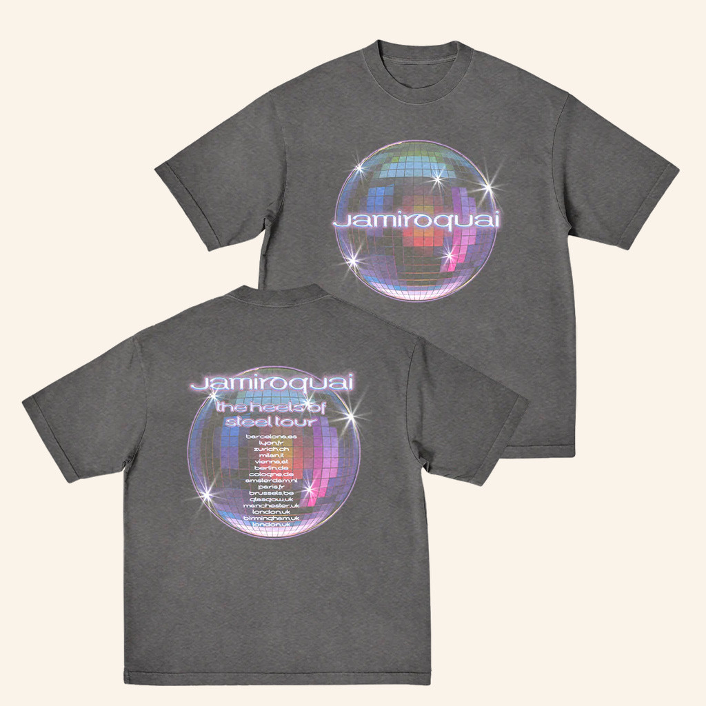 Jamiroquai Merch Heels Of Steel Disco Ball T-Shirt Christmas Gift Ideas For Son Jamiroquai Merch Heels Of Steel Disco Ball T-Shirt Christmas Gift Ideas For Son