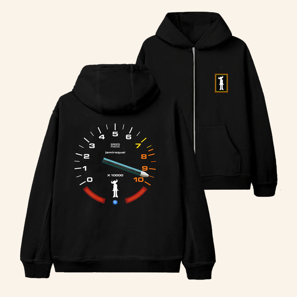 Jamiroquai Merch Speedometer Zip Hoodie Christmas Gift Ideas For Friends