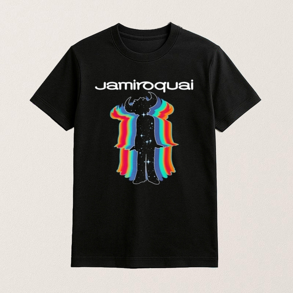 Jamiroquai Rainbow Space Logo Shirt Jamiroquai Merch Gifts For Brother