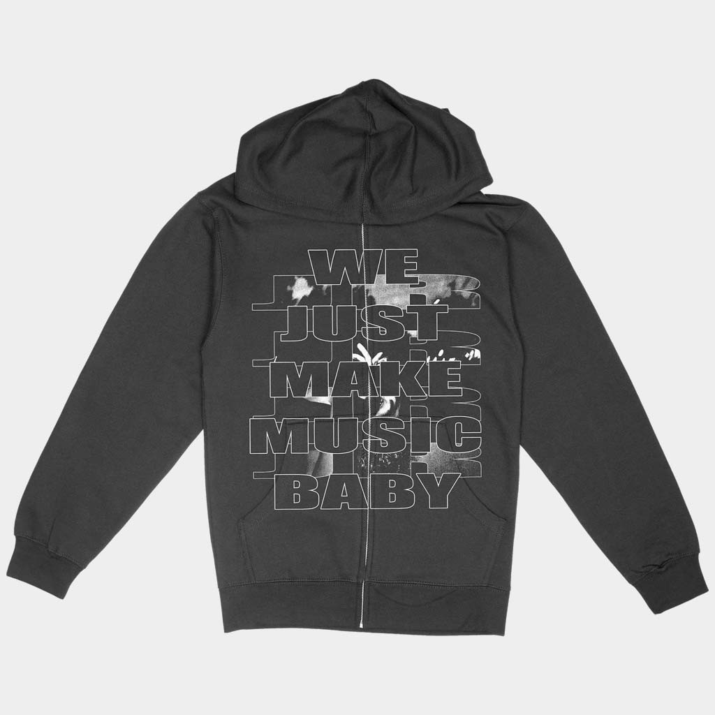 Jane Remover Merch We Just Make Music Baby Zip Hoodie Black Gifts For Music Fans