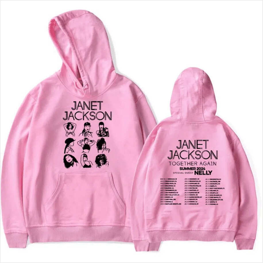 Janet Jackson Together Again Spring & Summer Tour 2024 Hoodie Gifts For Besties Trendy Merch