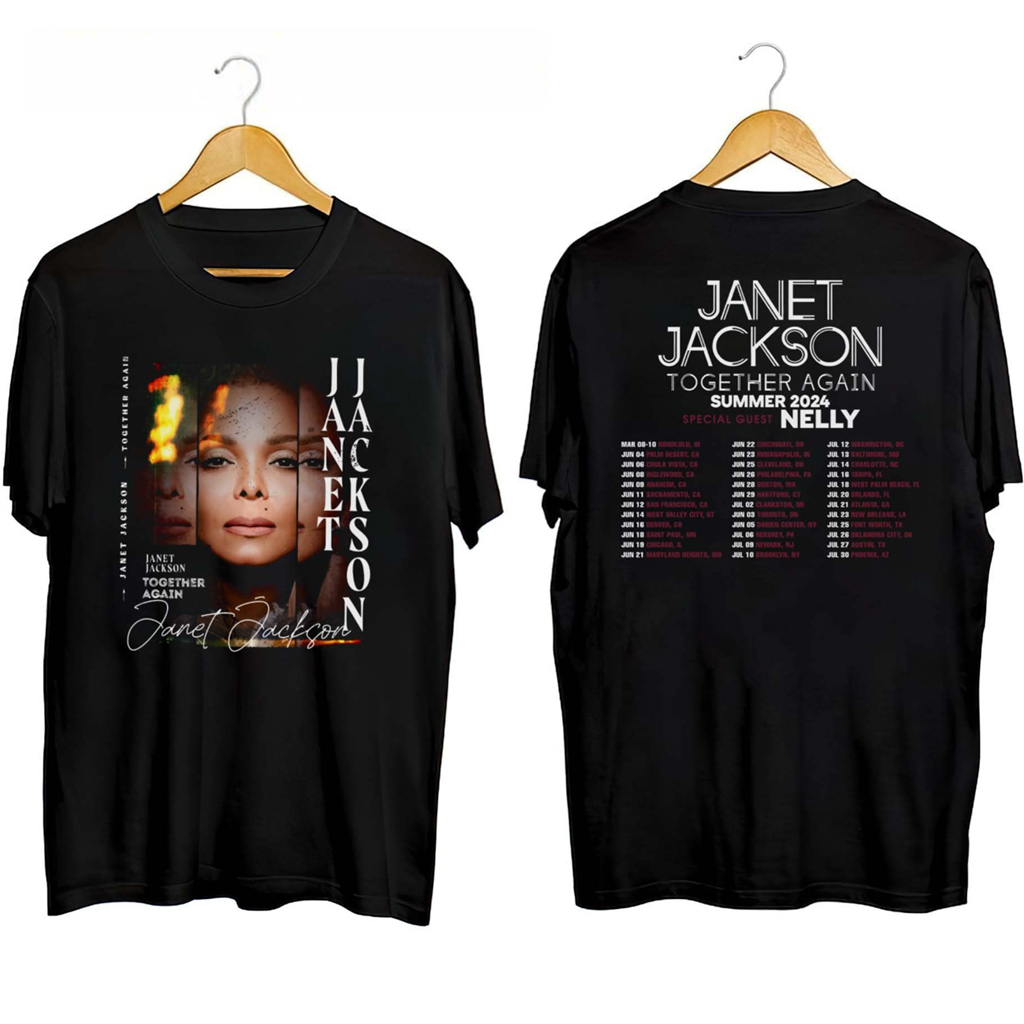 Janet Jackson Together Again Tour Dates Shirt Janet Jackson Merch Gifts For Music Lovers Janet Jackson Together Again Tour Dates Shirt Janet Jackson Merch Gifts For Music Lovers