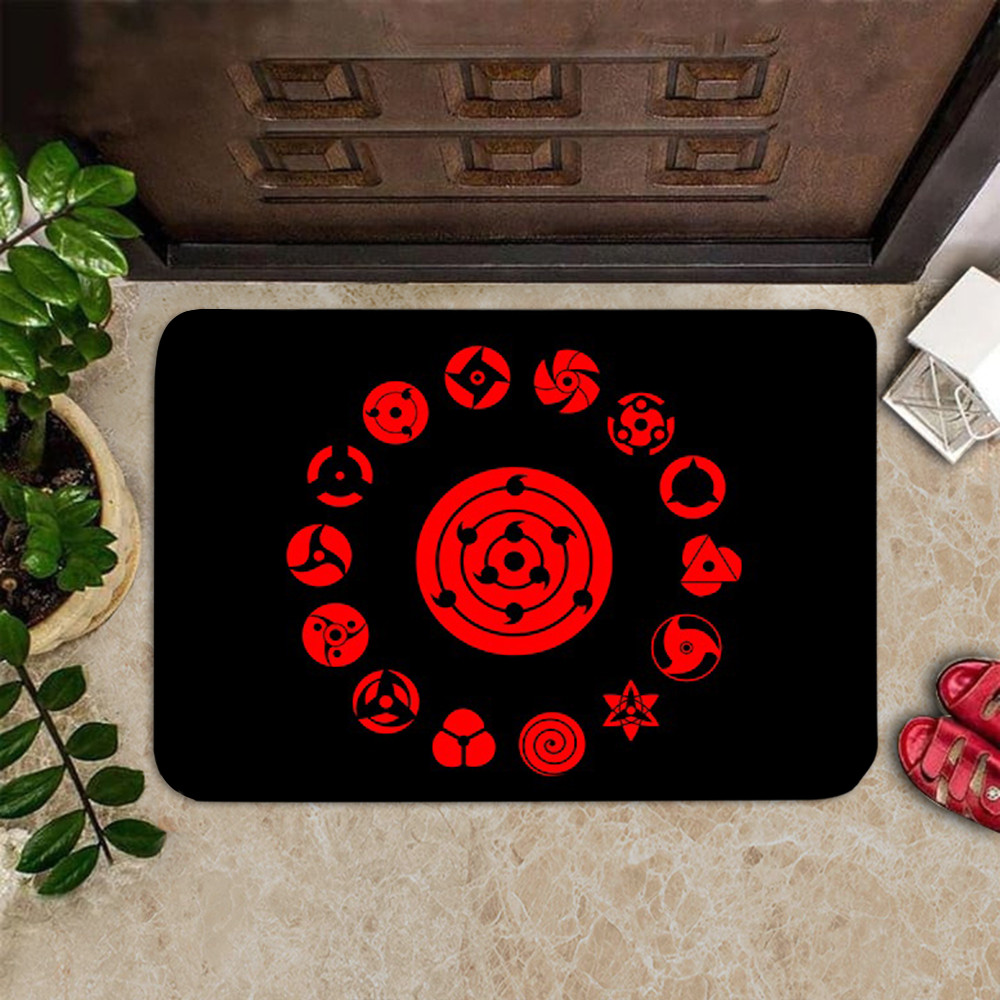 Japan Anime Kakashi Sasuke Naruto Itachi Uchiha Akatsuki Doormat Fans Gifts