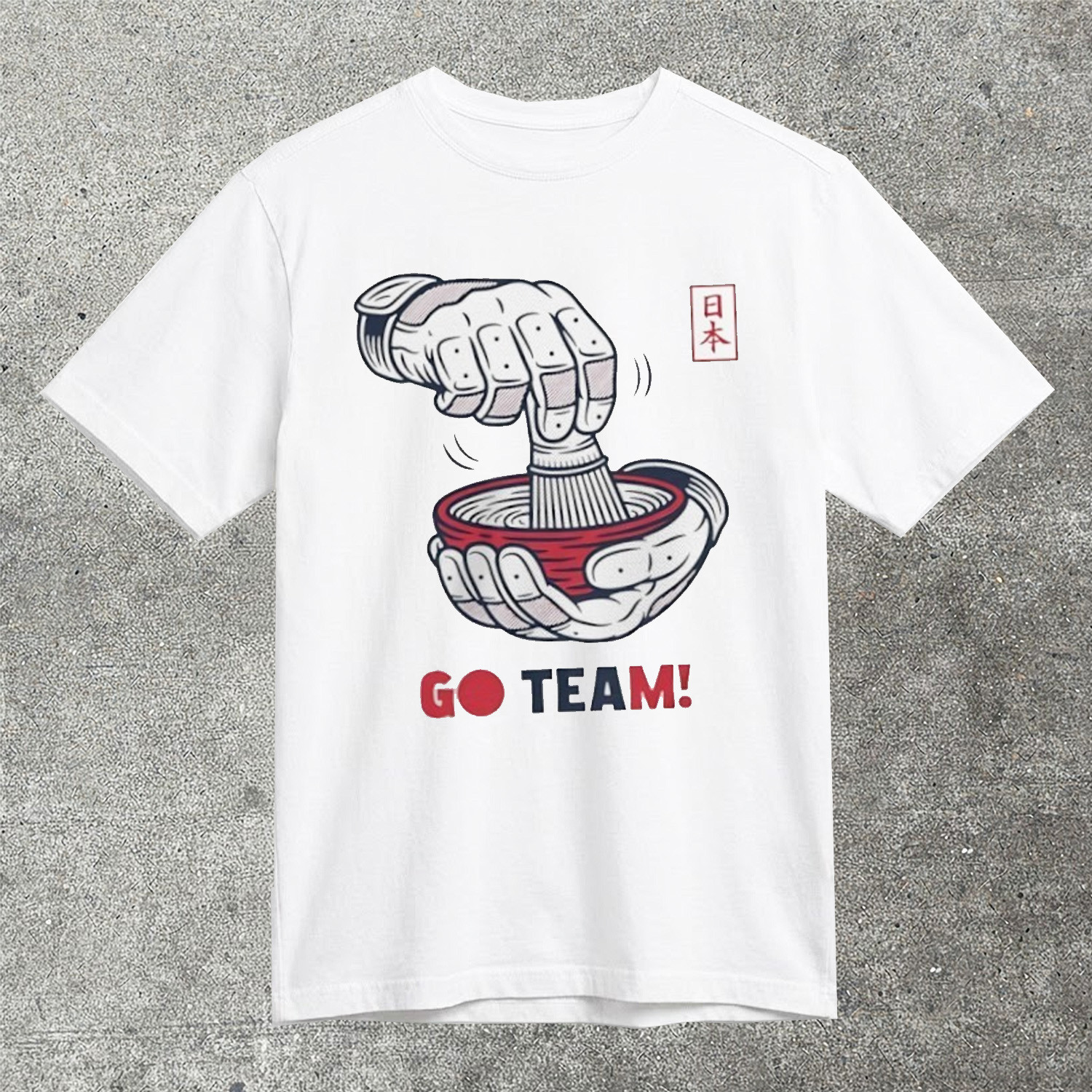 Japan Go Team Matcha Whisk T-Shirt Nippon Japanese Culture Pride Supporter Tee Best Gift For Japan Fans