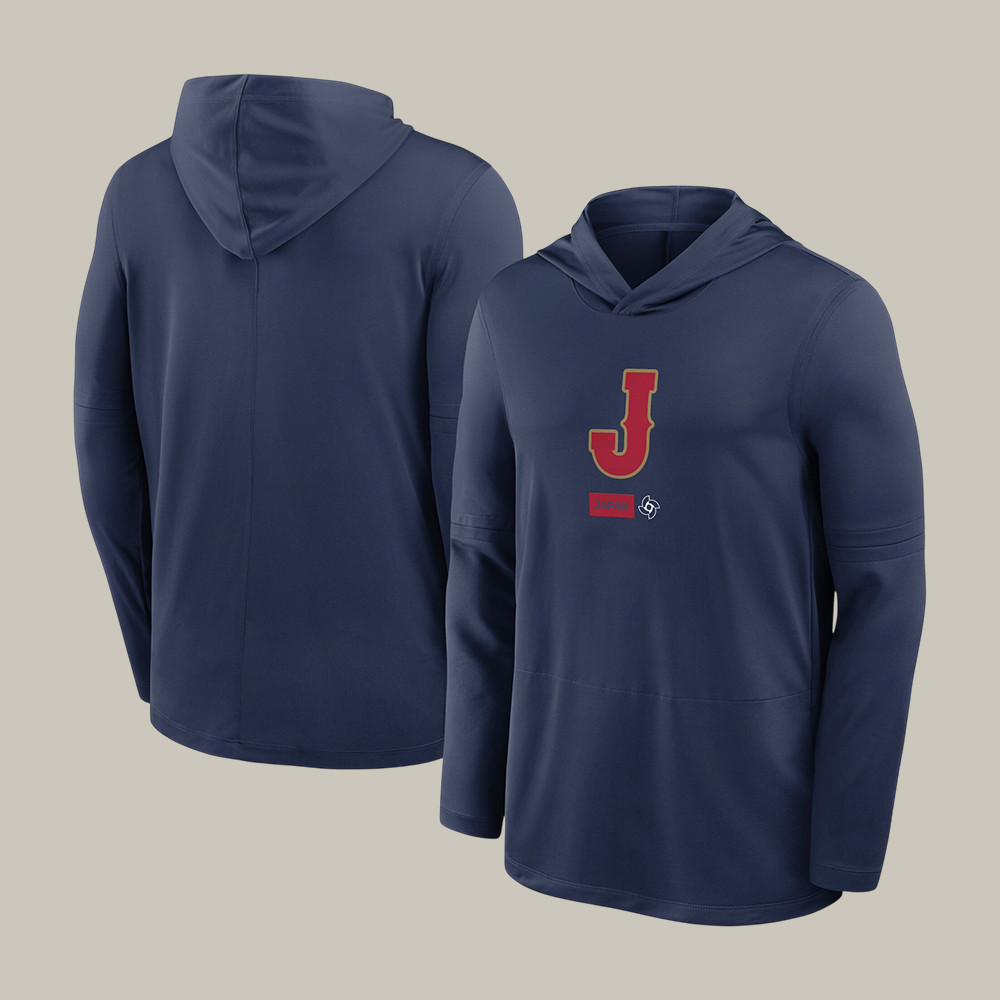 Japan World Baseball Classic Hoodie Japan National Baseball Team Apparel Present Ideas For Fans