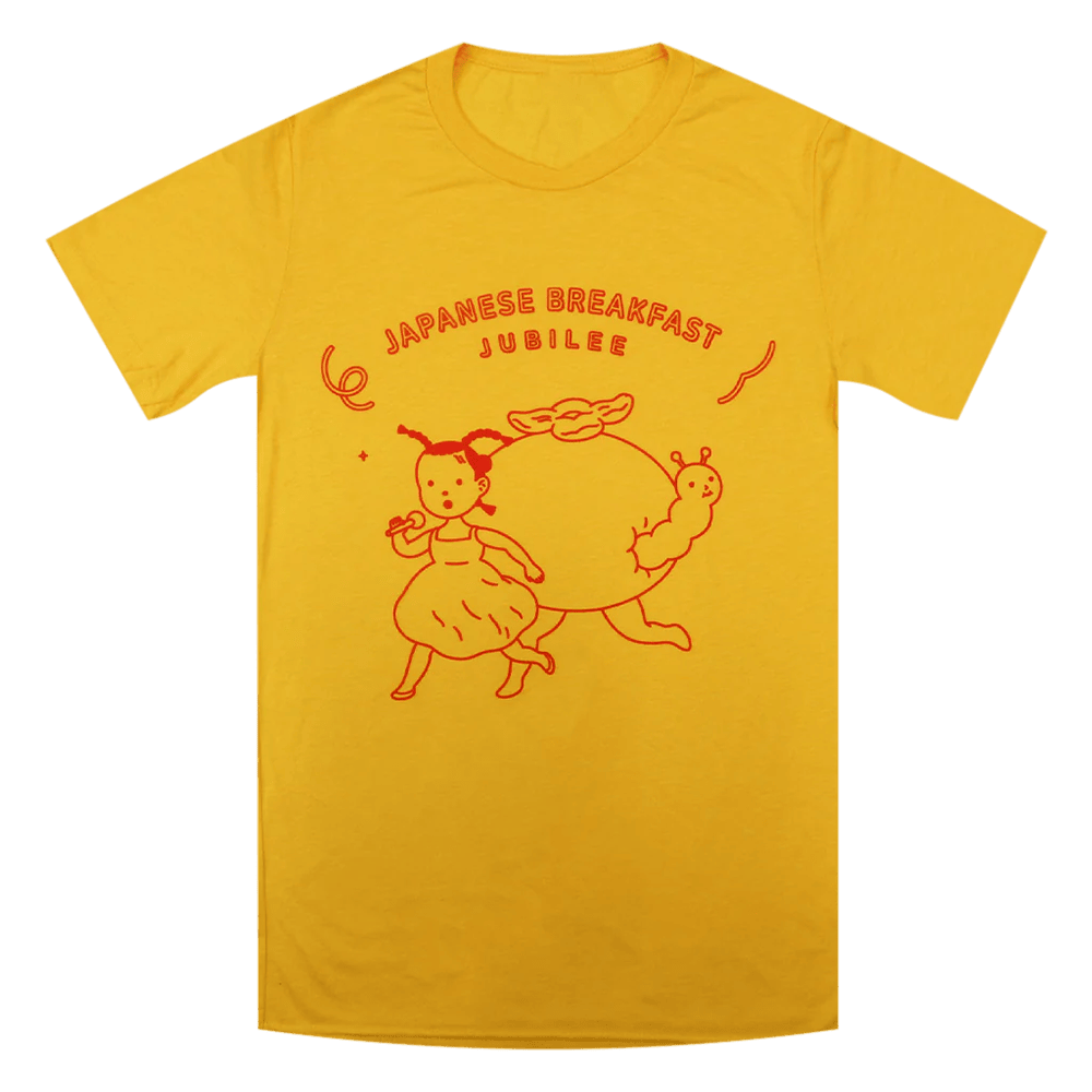 Japanese Breakfast Merch Japanese Breakfast Running Girl Gold T-Shirt Father's Day Gifts