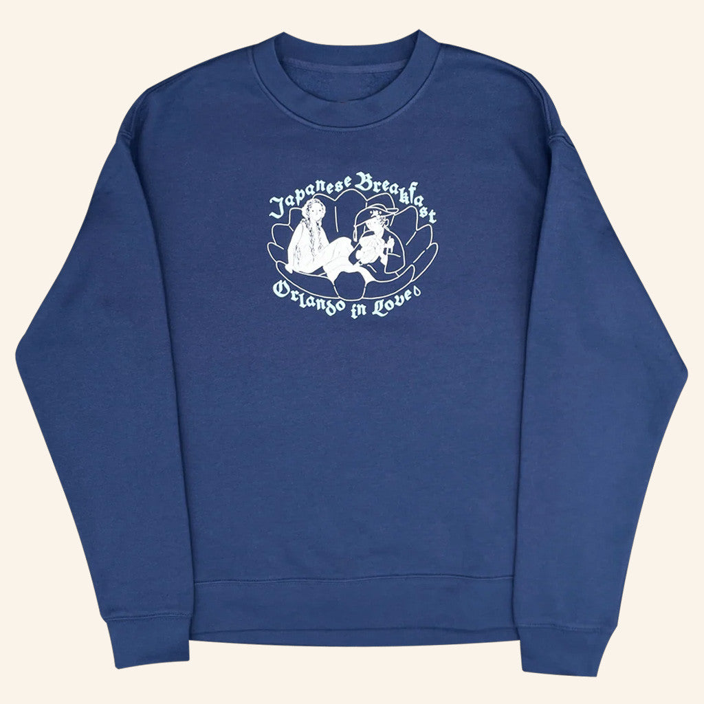 Japanese Breakfast Merch Orlando In Love Cobalt Sweatshirt Best Gifts For Boyfriend Japanese Breakfast Merch Orlando In Love Cobalt Sweatshirt Best Gifts For Boyfriend