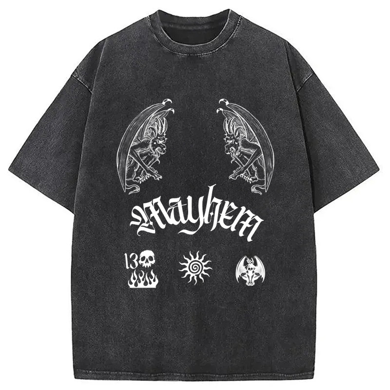 Japanese Tattoo Washed T-Shirt Retro Humor Outfit Idea Gifts For Brother Japanese Tattoo Washed T-Shirt Retro Humor Outfit Idea Gifts For Brother