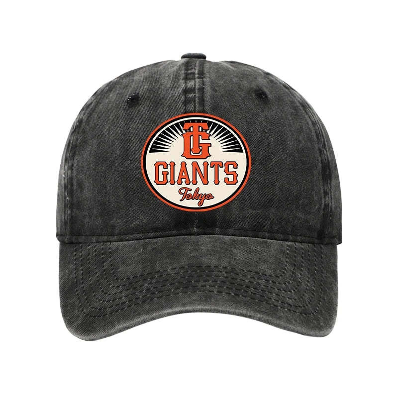 Japanese Tokyo Kyojin Washed Hat Yomiuri Giants Baseball Cap Gifts For Baseball Lovers