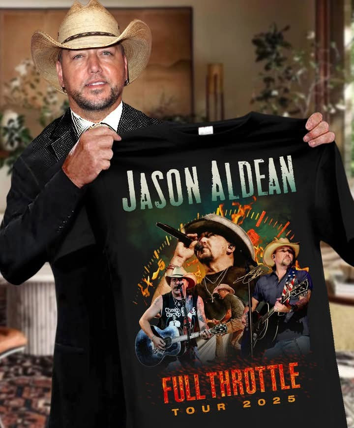 Jason Aldean Full Throttle Tour 2025 T-Shirt Ideal Present For Music Fans