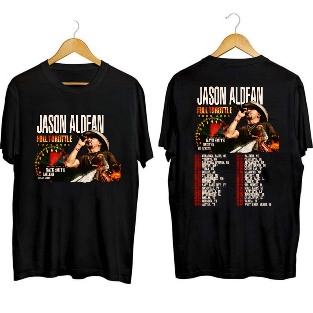 Jason Aldean Full Throttle Tour Shirt Jason Aldean Merch Gifts For Music Lovers