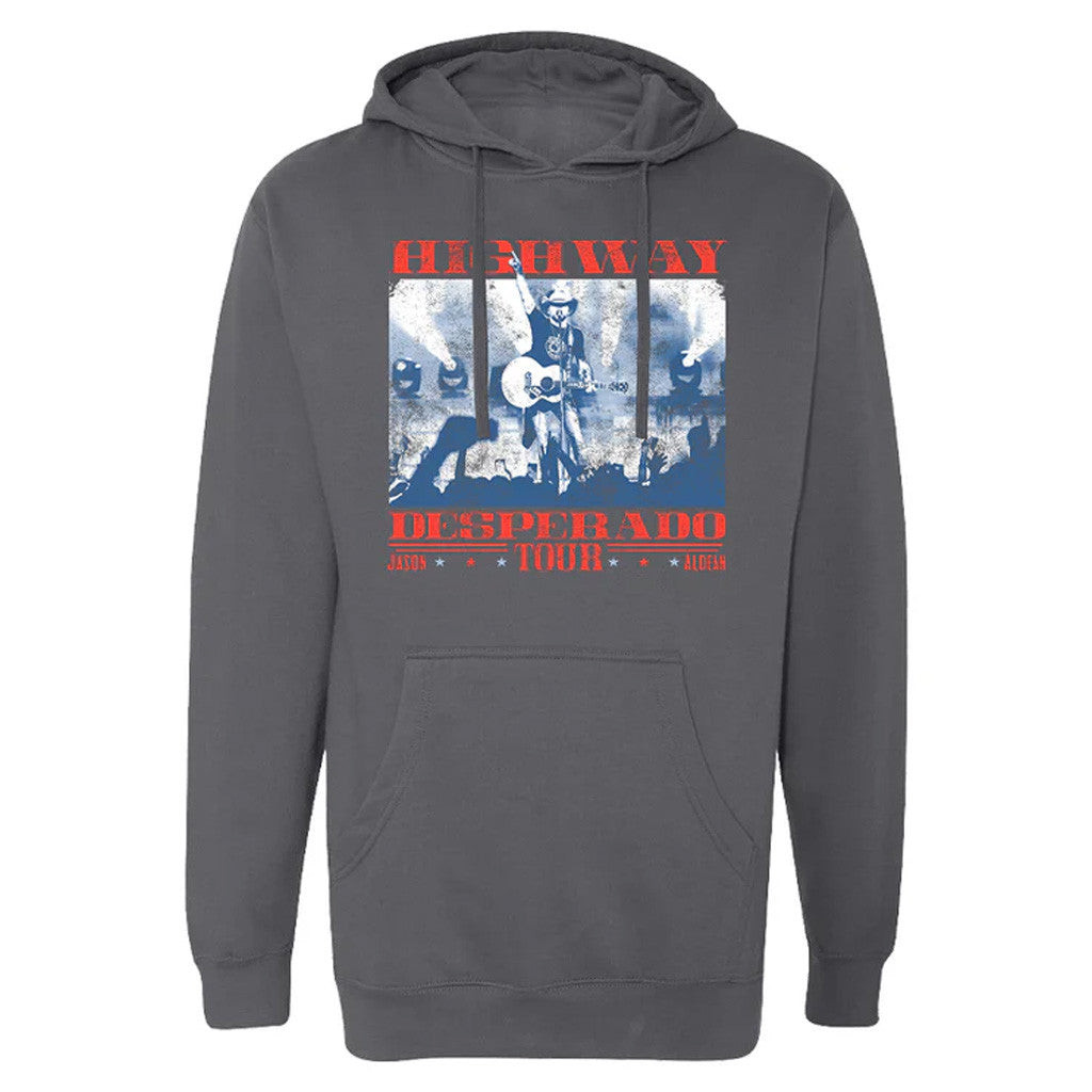 Jason Aldean Merch Tour 2025 Highway Desperado Tour Hoodie Unique Gifts For Music Lovers Jason Aldean Merch Tour 2025 Highway Desperado Tour Hoodie Unique Gifts For Music Lovers