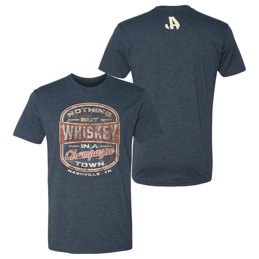 Jason Aldean Merch Tour 2025 Jason Aldean's Nashville Champagne Town T-Shirt Gifts For Him Jason Aldean Merch Tour 2025 Jason Aldean's Nashville Champagne Town T-Shirt Gifts For Him