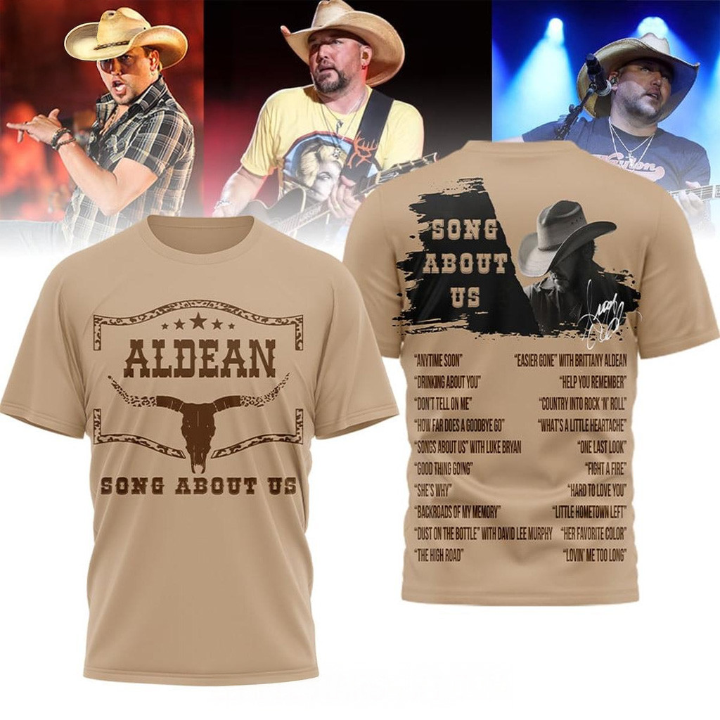 Jason Aldean Song About Us T-Shirt Jason Aldean Merch Gifts For Music Fans
