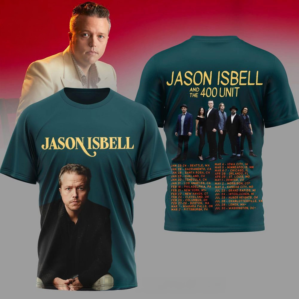 Jason Isbell And The 400 Unit T-Shirt Jason Isbell Merch Birthday Gifts For Son
