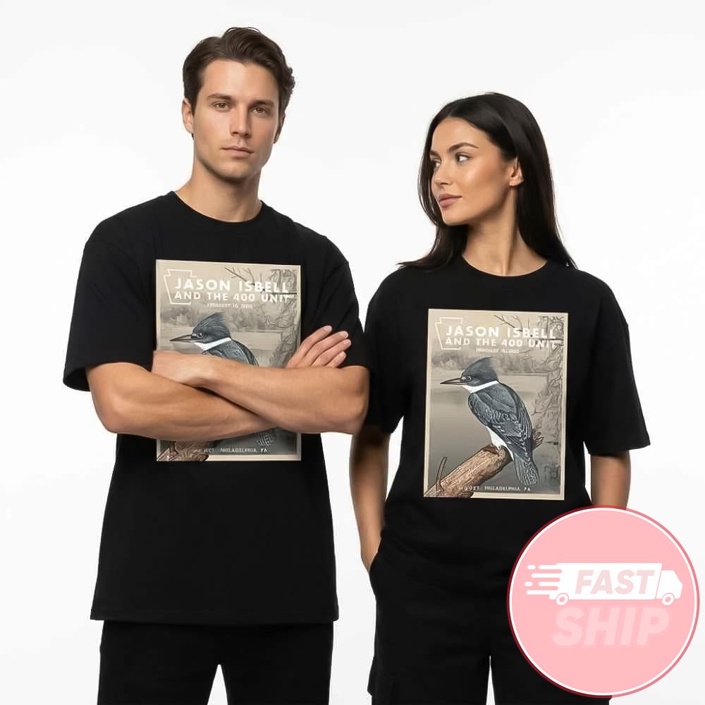 Jason Isbell and the 400 Unit The Met Philadelphia Concert Winter 2026 Tour Gig Poster T-Shirt