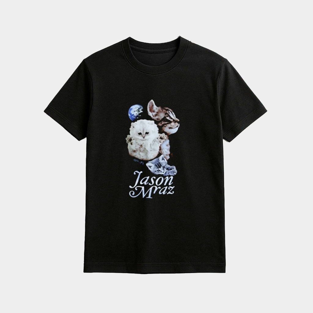 Jason Mraz Cat Shirt Jason Mraz Merch Best Gifts For Music Lovers