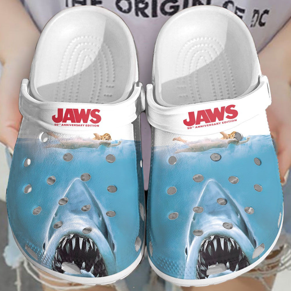 Jaws 50th Anniversary Movie Clogs Present Gifts For Movie Fans