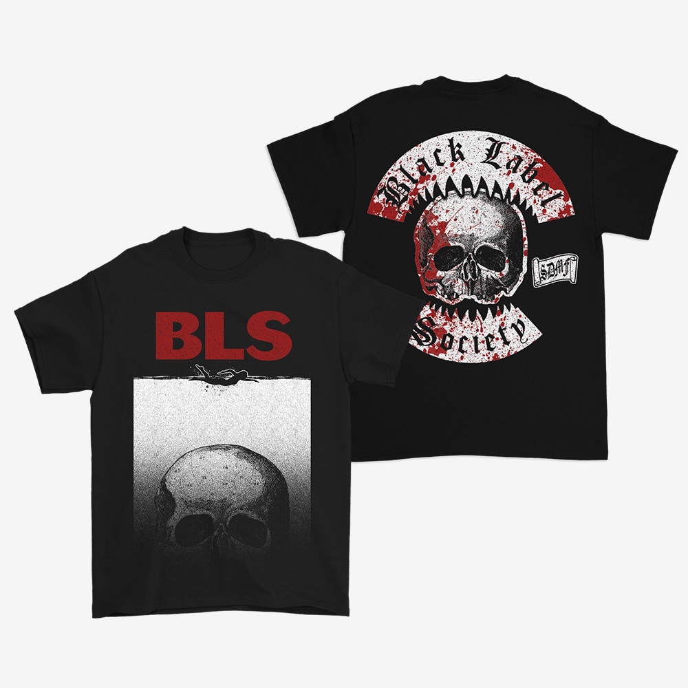 Jaws Colors Black Label Society T-Shirt Skull Design Black Label Society Shirt Gift For Men