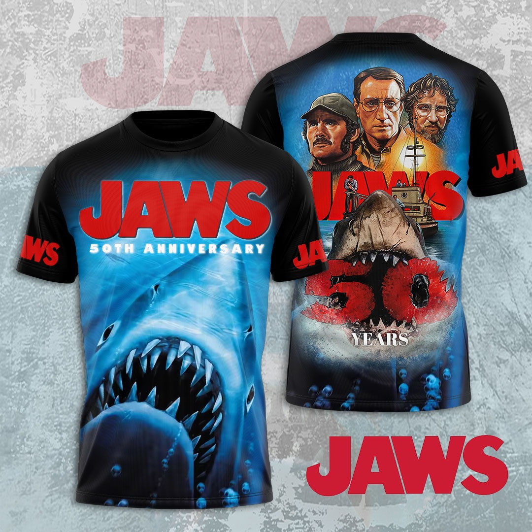 Jaws Thank You For Your Memmories 50th Anniversary T-Shirt Best Gifts For Him