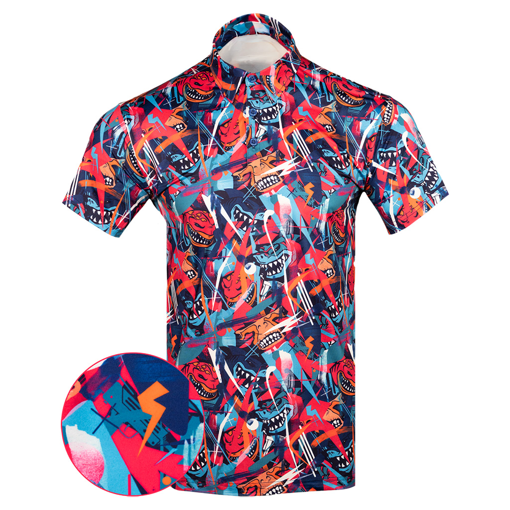 Jawsome Polo Shirt Gun Print Polo Shirt Gift Ideas For Boyfriend