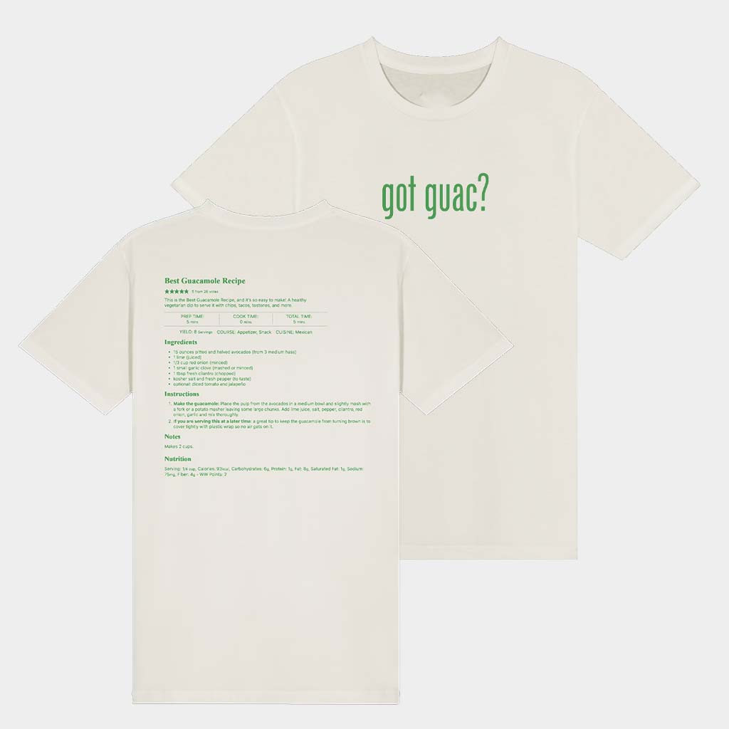 Jayo Merch Got Guac T-Shirt Birthday Present For Husband