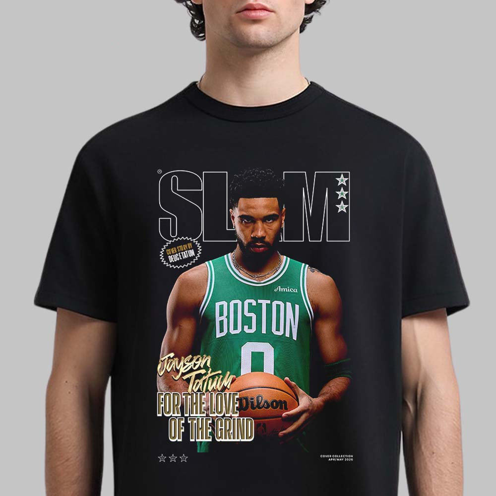 Jayson Tatum Boston Celtics On The Cover Of SLAM 261 T-Shirt Boston Celtics Fan Merch