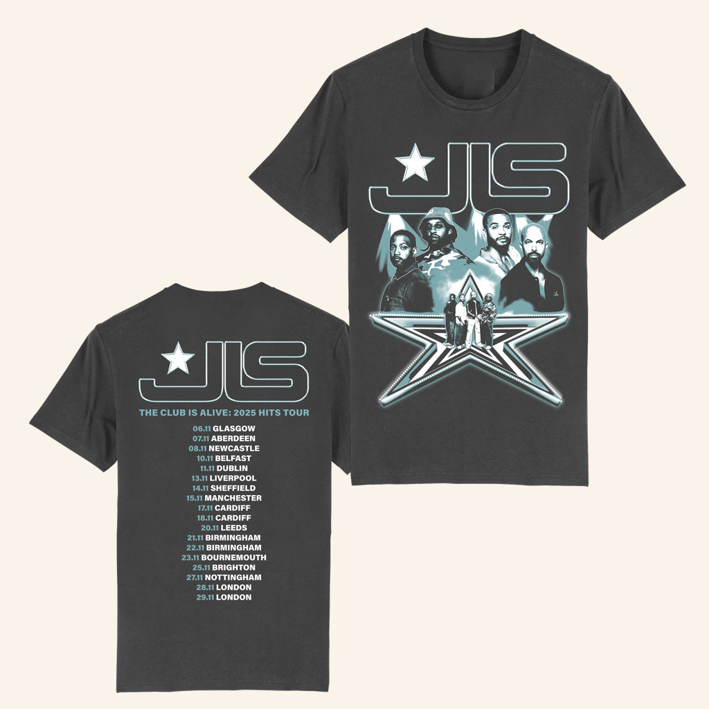JBL Merch JLS Stage Photo Dateback T-Shirt Christmas Gift Ideas For Boyfriend
