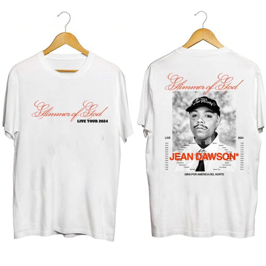 Jean Dawson Glimmer Of God Tour Shirt Jean Dawson Merch Gifts For Husband
