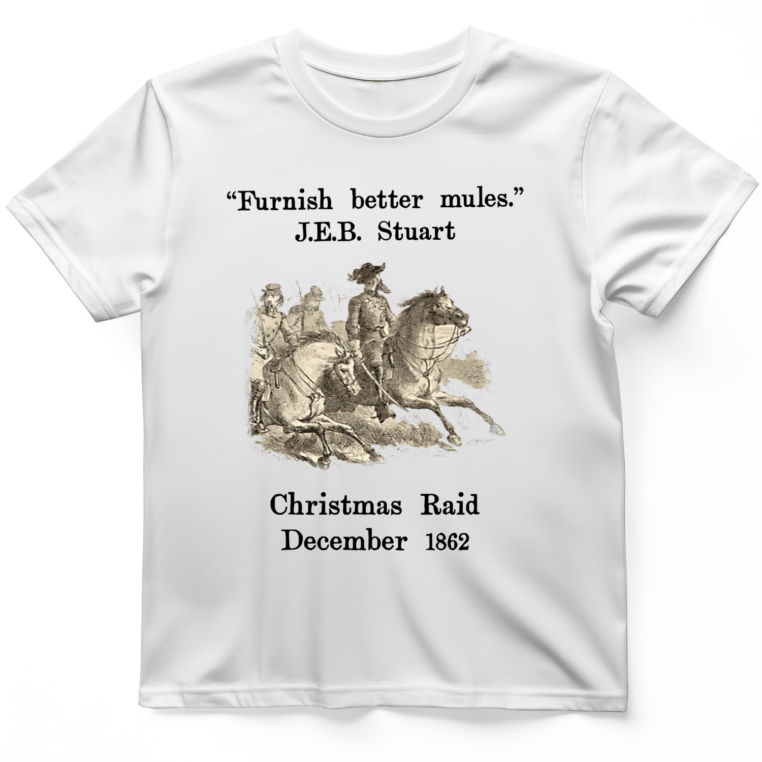 JEB Stuart Christmas Raid T-Shirt Trendy Clothes Unique Gifts For Brothers
