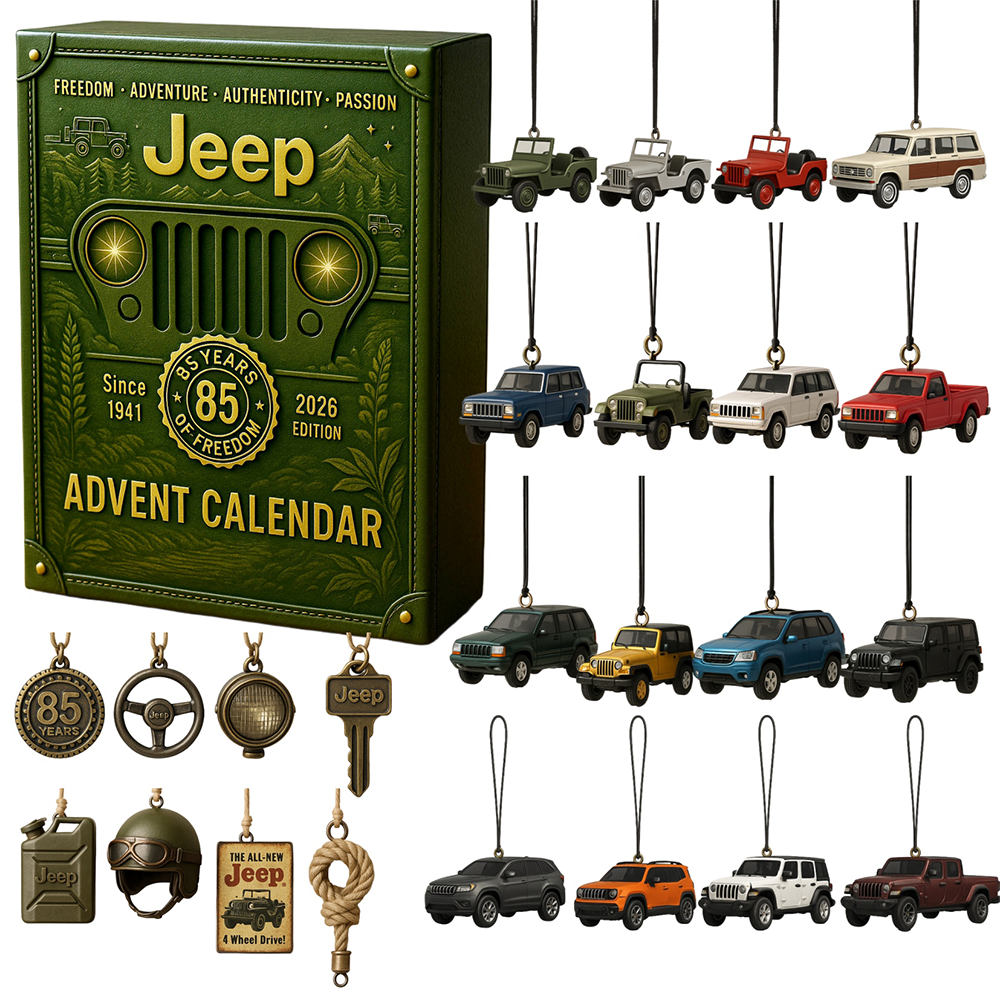 Jeep 85th Anniversary Advent Calendar Holiday Countdown Calendar Jeep Gifts For Him