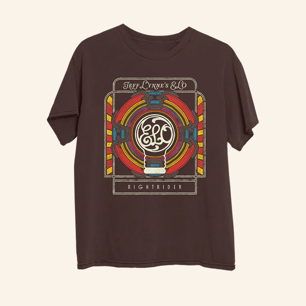 Jeff Lynne's ELO Merch Nightrider T-Shirt Best Gifts For Rock Fans