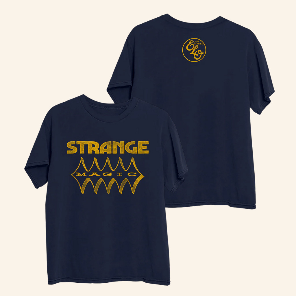 Jeff Lynne's ELO Merch Strange Magic T-Shirt Best Gifts For Rock Fans
