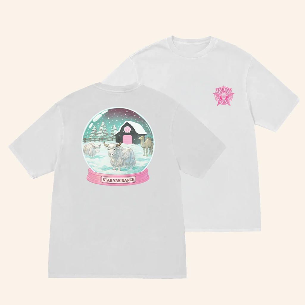 Jeffree Star Cosmetics Merch Star Yak Ranch Snow Globe T-Shirt Gifts For Sister Jeffree Star Cosmetics Merch Star Yak Ranch Snow Globe T-Shirt Gifts For Sister