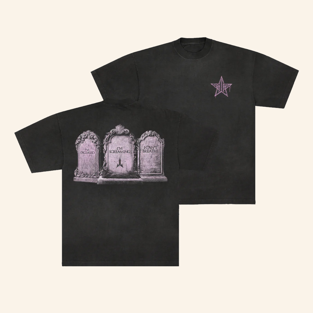Jeffree Star Cosmetics Merch Tombstone T-Shirt Christmas Present For Dad Jeffree Star Cosmetics Merch Tombstone T-Shirt Christmas Present For Dad
