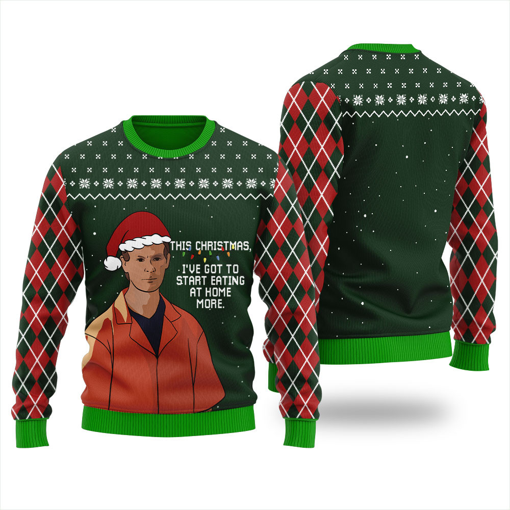 Jeffrey Dahmer Funny Sayings Ugly Christmas Sweater Warm Winter Merch Gift for Someone You Love