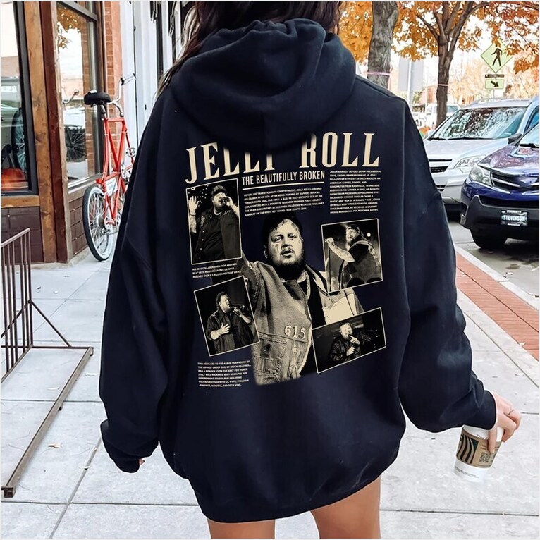 Jelly Roll Hoodie Retro Jelly Roll Gifts For BFF Trendy Merch (2)