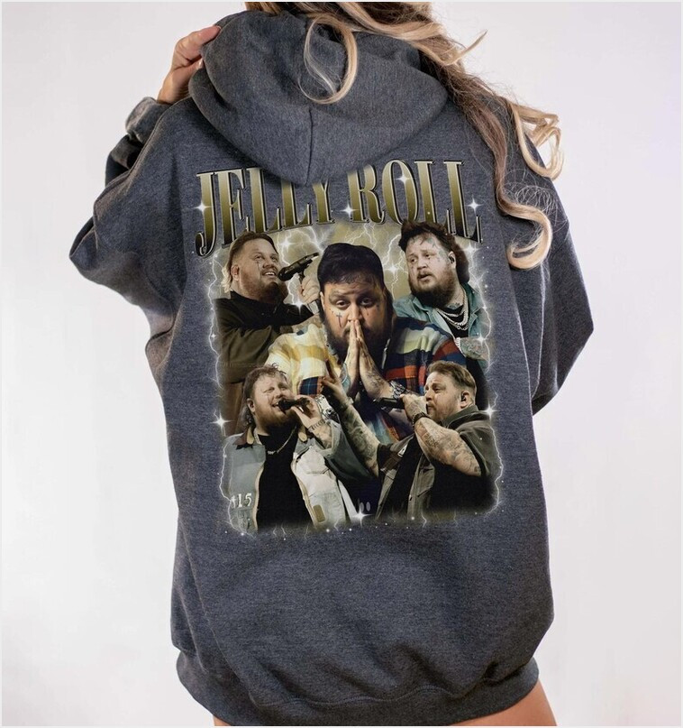 Jelly Roll Hoodie Retro Jelly Roll Gifts For BFF Trendy Merch Jelly Roll Hoodie Retro Jelly Roll Gifts For BFF Trendy Merch