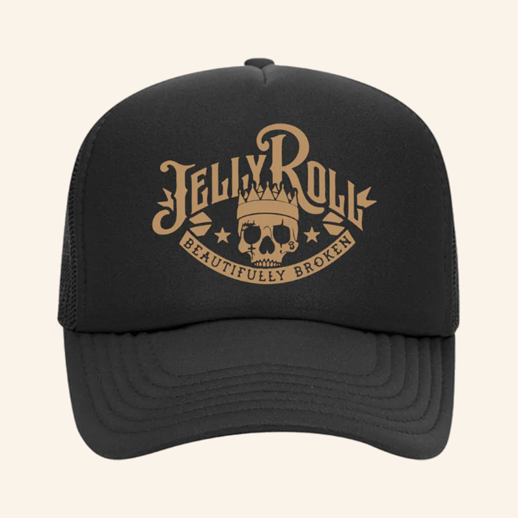 Jelly Roll Merch Beautifully Broken Trucker Hat Presents For Hip Hop Lovers Jelly Roll Merch Beautifully Broken Trucker Hat Presents For Hip Hop Lovers