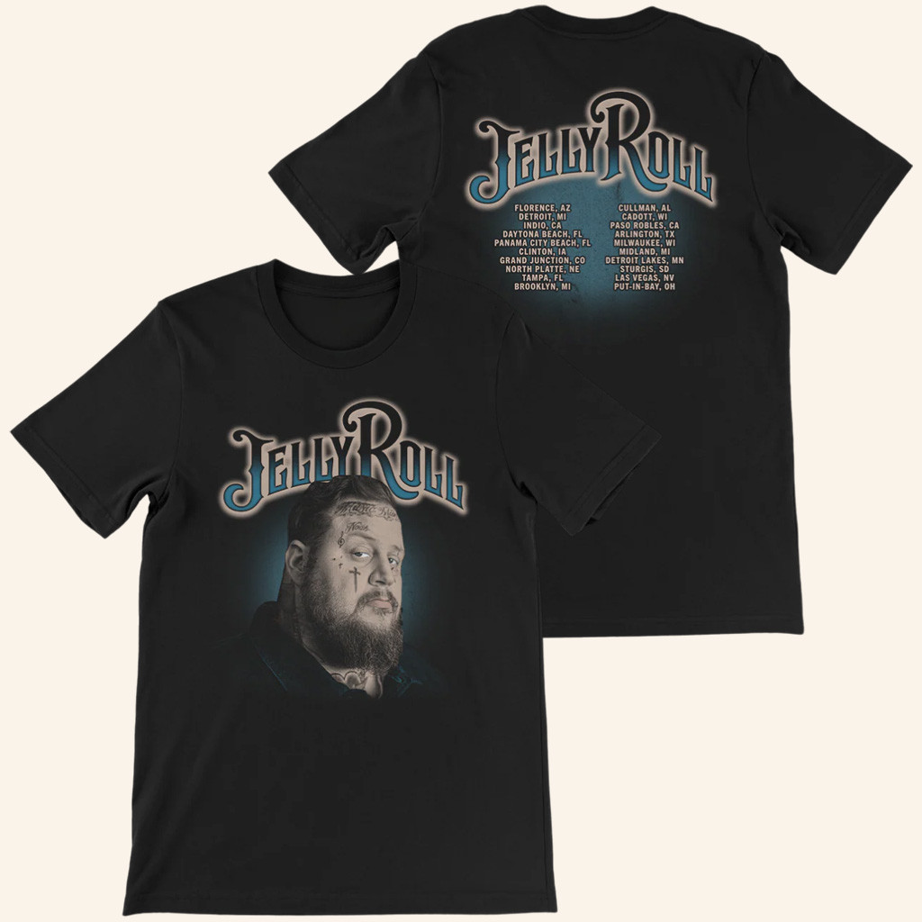 Jelly Roll Merch Portrait Tour T-Shirt Gift Ideas For Rap Lovers Jelly Roll Merch Portrait Tour T-Shirt Gift Ideas For Rap Lovers