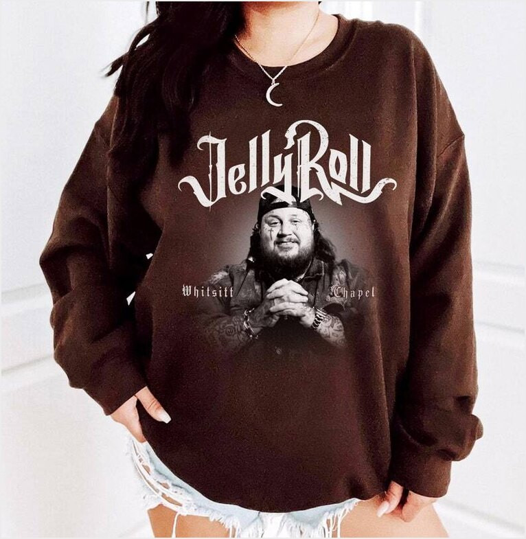Jelly Roll Sweatshirt Retro Jelly Roll Sweatshirt Gifts For Friends Merch Clothing