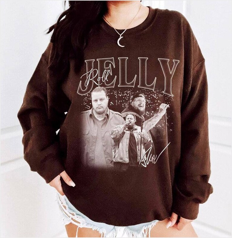 Jelly Roll Sweatshirt Retro Jelly Roll The Beautifully Broken Tour Sweatshirt Gifts For Besties