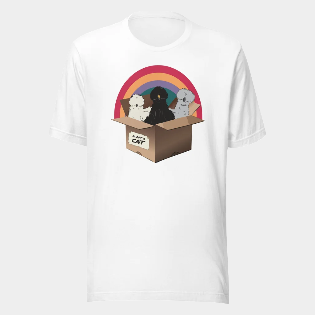 Jen Hamilton Merch Adopt A Cat T-Shirt Cute Gifts For Best Friends