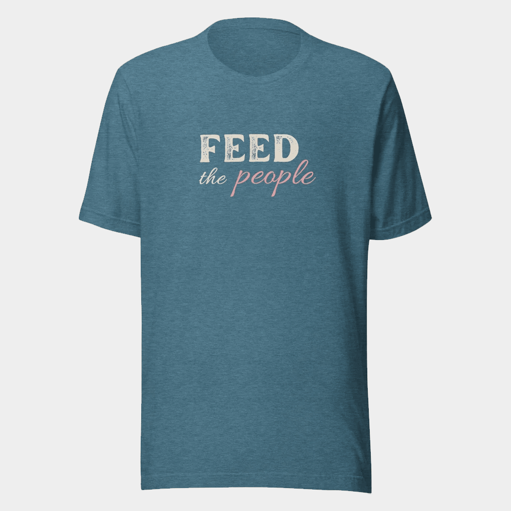 Jen Hamilton Merch Feed The People T-Shirt Birthday Gift Ideas For Son