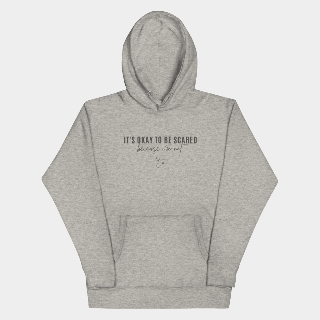 Jen Hamilton Merch It's Okay To Be Scared Because I'm Not Hoodie Gifts For Brother