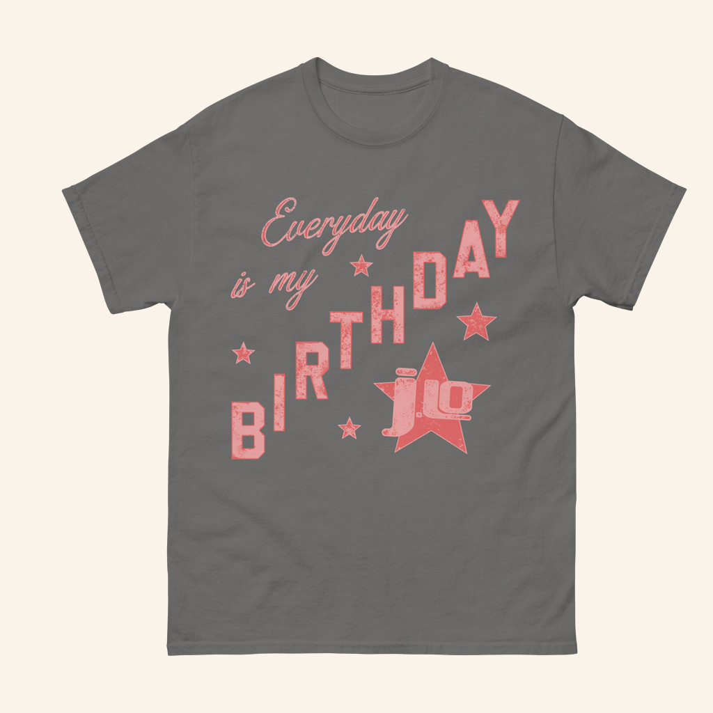 Jennifer Lopez Merch Birthday Star T-Shirt Gifts For Music Enthusiasts